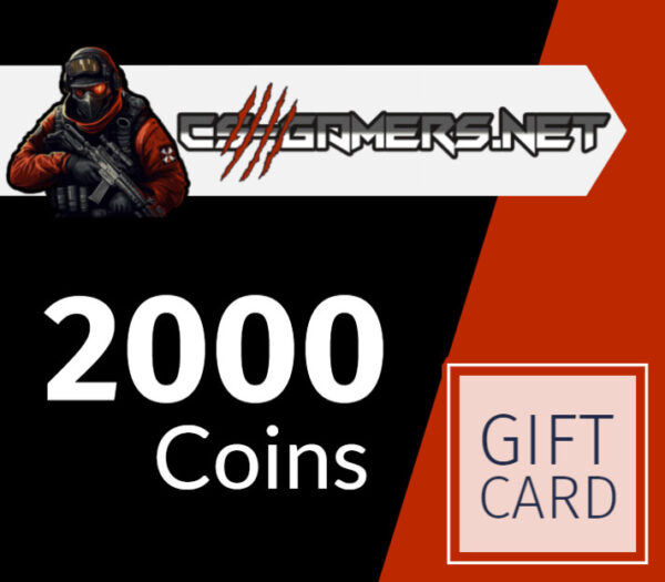 CS-GAMERS 2000 Coins Gift Card Others 2025-01-31