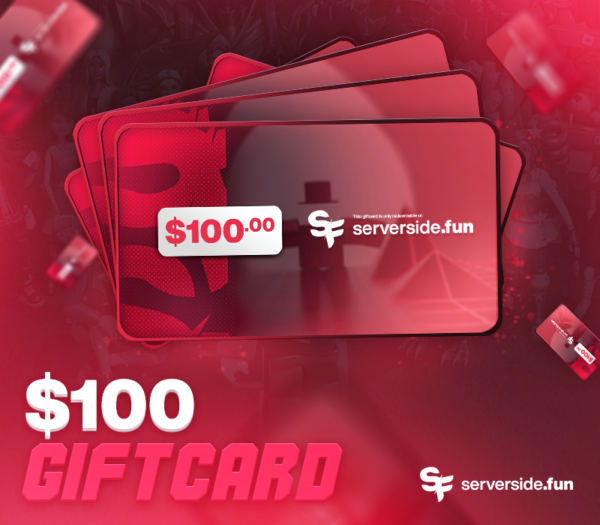 serverside.fun 100$ Gift Card Others 2025-01-23