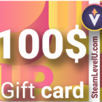 SteamLevelU 100 USD Gift Card