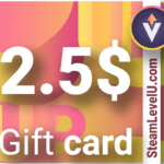 SteamLevelU 2,5 USD Gift Card