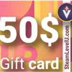 SteamLevelU 50 USD Gift Card