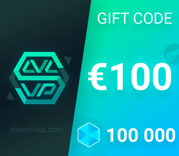 SteamlvlUP €100 Gift Code Others 2025-01-25