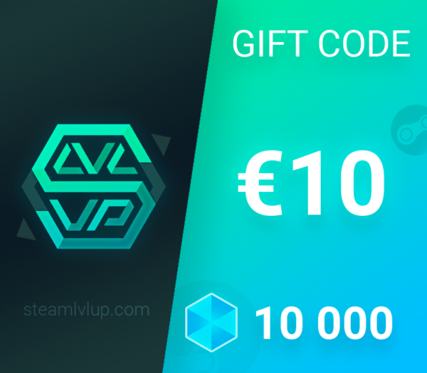 SteamlvlUP €10 Gift Code Others 2025-01-25