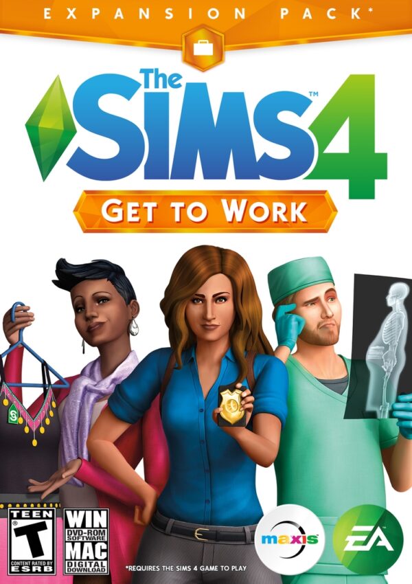 The Sims 4: Get to Work CZ/RU/PL Languages Origin CD Key Simulation 2024-05-05