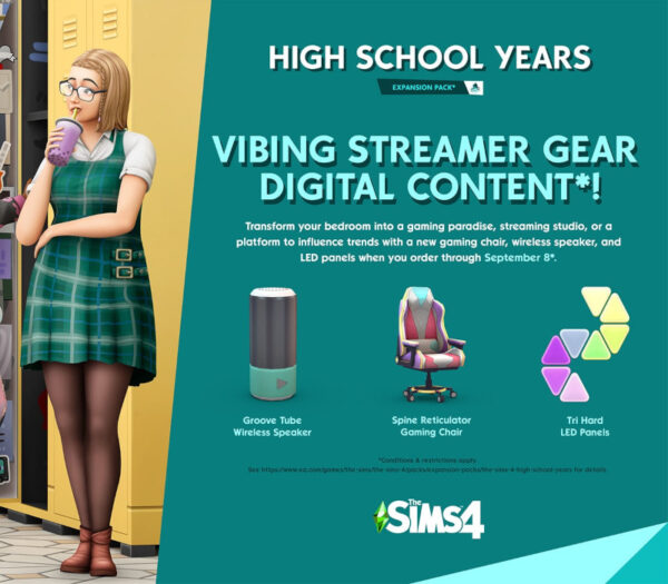 The Sims 4 – Vibing Streamer Gear Digital Content DLC Origin CD Key Casual 2024-11-18