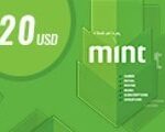 Mint 20 USD Card US