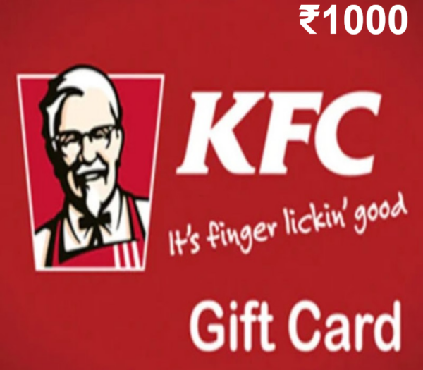 KFC ₹1000 Gift Card IN Others 2024-07-01