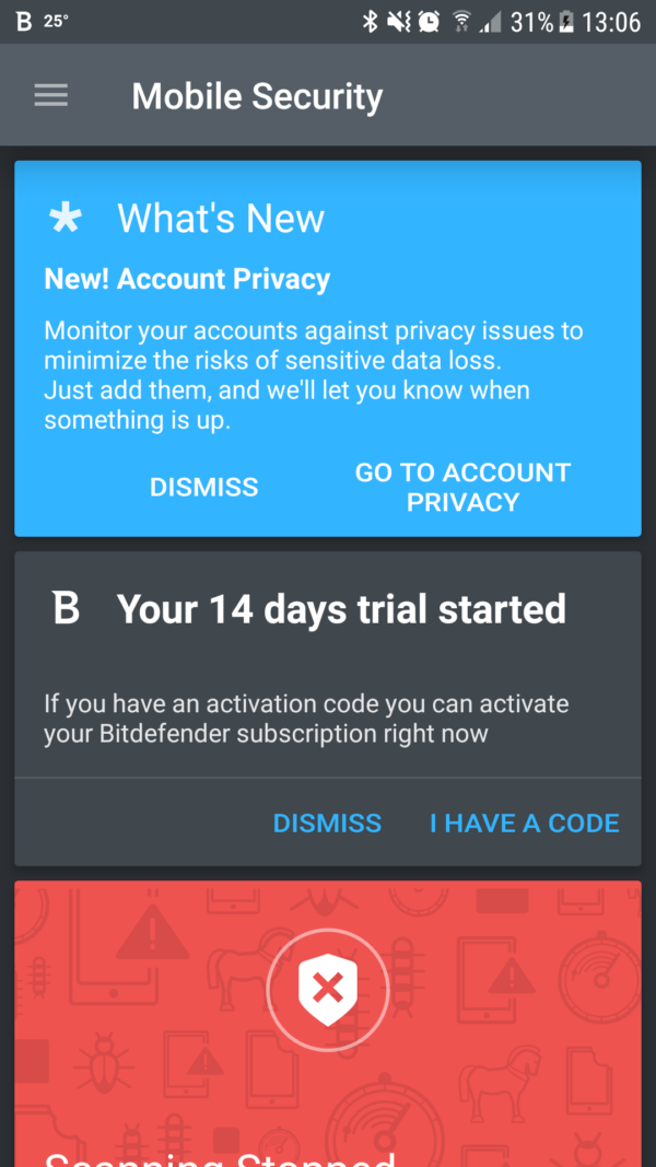 Bitdefender Mobile Security for Android & iOS Key (1 Year / 3 Devices) Software 2024-09-19