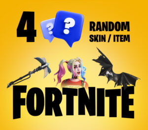 4 Random Fortnite Skins / Items Epic Games CD Key Action 2024-09-21