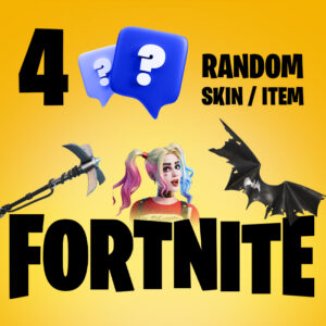 4 Random Fortnite Skins / Items Epic Games CD Key Action 2024-09-19